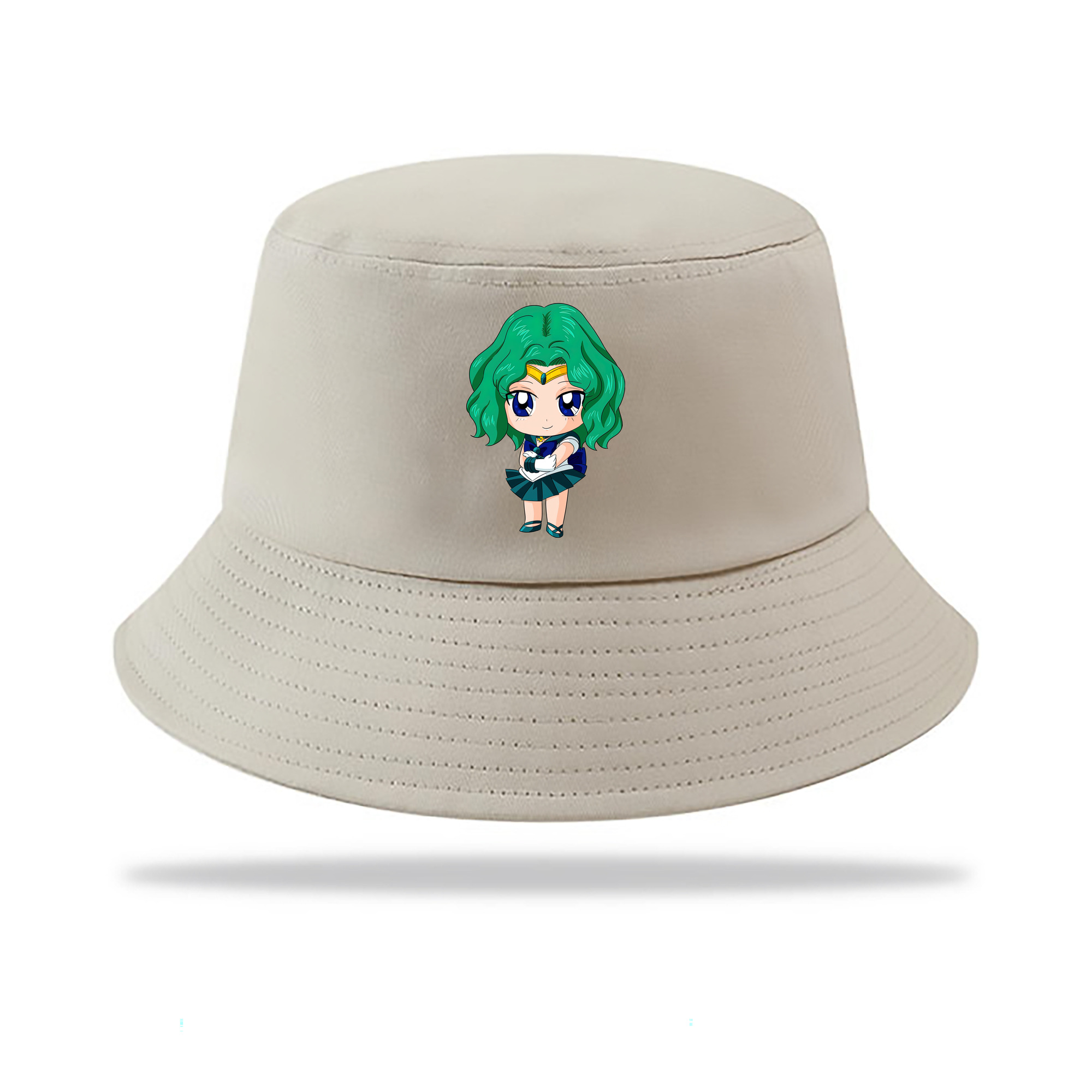 （画像用） 美少女戦士セーラームーン 海王 みちる（かいおう みちる） Sailor Moon Kaiou Michiru アウトドア日除けバケットハット